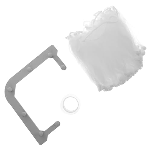 KESYOO 三角形シンク排水ラック 強力粘着ナノテープ付き 三角コーナー用 水切りネットホルダー シンクごみ収納バッグラック キッチン残り