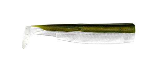 FIIISH Black Minnow 3 - Señuelo de Vinilo para Pesca (señuelos), Color Verde, Talla Size 120