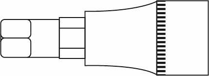 CLAS Equipements SA 0374 Hex Socket 10 mm L.55 mm 1/2 Inch, Grey