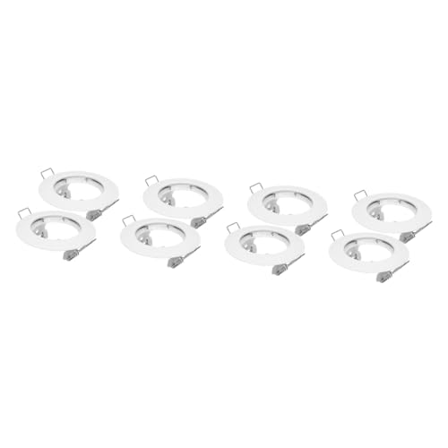 Garnitures décoratives en métal pour luminaires encastrés DOITOOL (Lot de 8 pièces)