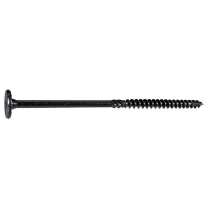 Heavy-Duty 5/16" x 6" Black Structural Screw – 25 Pack