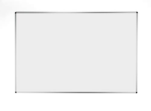 Pizarra blanca magnética clásica para oficina, hogar, escuela, 1200 mm x 900 mm