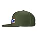 Puerto Rico Flag Hat Unisex Flat Bill Baseball Cap Adjustable Snapback Hats Fashion Cool Hip Hop Tops Moss Green