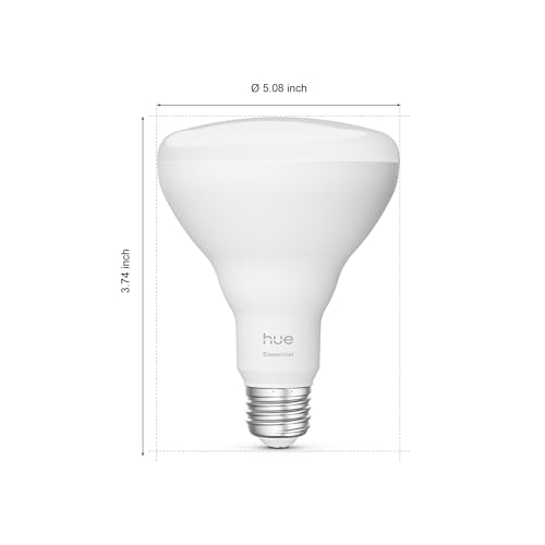 Philips Hue Essential Smart LED BR30 Bulb 1-Pack, White and Color Ambiance, E26, 7.2W, 2200K-6500K, 650 Lumens, Dimmable, Works with Alexa, Google Assistant, Apple Home - image 9