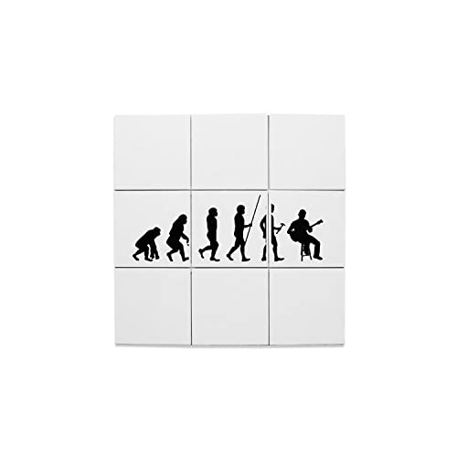 Carreaux Céramique Décoratif Guitare Acoustique 32,4x32,4 cm de Prestige