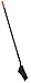 Tie Down 13872 Roof Zone Non-Serrated Roofing Spade with Wide Heel Steel Handle, Black, Yellow