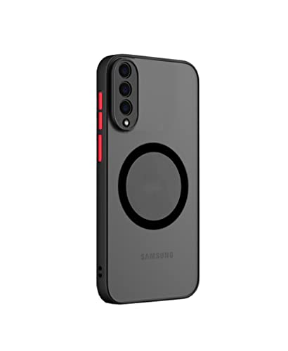 Doowear Galaxy A50 Case Magnetic [Support Magsafe Charger] Wireless Anti-Scratch Shockproof Matte Clear Full Camera Protection Slim Thin Phone Cover Case for Samsung Galaxy A50/A50s/A30s 6.4