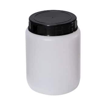 Cole-Parmer Cylindrical Jar, HDPE; 1500 mL; 10/pk