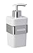 Produktbild WENKO Seifenspender Premium Plus - Flüssigseifen-Spender, Spülmittel-Spender Fassungsvermögen: 0.34 l, Edelstahl rostfrei, 7 x 15.5 x 9 cm, Glänzend