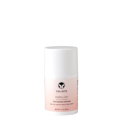 Calista EMBELLISH Texturizing Definer Styling Paste Salon Quality Lightweight Hair Clay for All Hair Types Contains Hair Fiber Technology for Volume Texture & Pliable Hold 1.7 oz