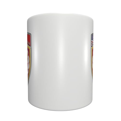 Taza de cerámica con asa 11 oz blanco miniatura 3