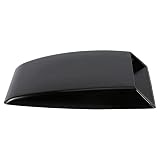 Air Flow Intake Scoop Hood, Air Flow Intake Scoop Bonnet Vent Cover Car Decorative Universal Bonnet Vent Cover Hood for Cars and Vehicles(Black)