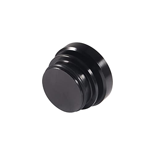 Image of Aokin Cigarette Lighter Cover, Aluminum Dustproof Car Cigarette Lighter Plug Parts Auto Accessories Fits Most Vehicles, Autos, Trucks, Boats Standard 12 Volt Power Source, Fire Missile Black