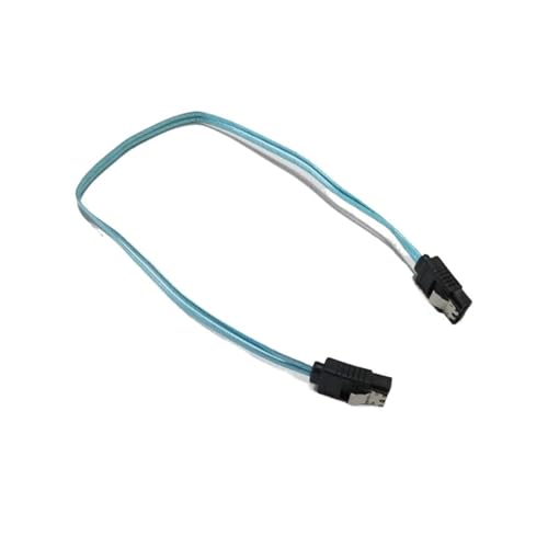Cable SATA 3.0 7 pines F/F 20 cm Azul