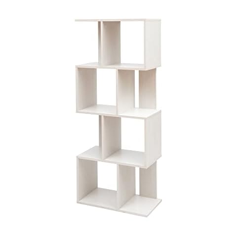 Iris Ohyama, Estantería decorativa con 4 estantes en forma de S Cover