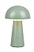 Produktbild Reality Leuchten LED Akku Außentischleuchte Lennon R52176149, Kunststoff Pistazien Grün, inkl. 2x Watt LED, Touch-Dimmer