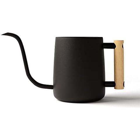 HB Design Indoor Watering Can with Long Spout - 35oz Black for Plants Cute Small Plant Houseplant Cover