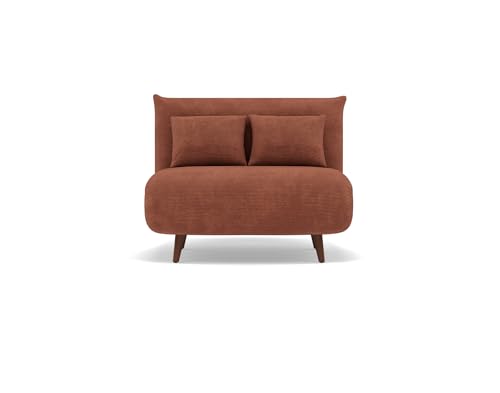 Bestmobilier Lumi Banquette Convertible clic clac 1 Place - Velours côtelé