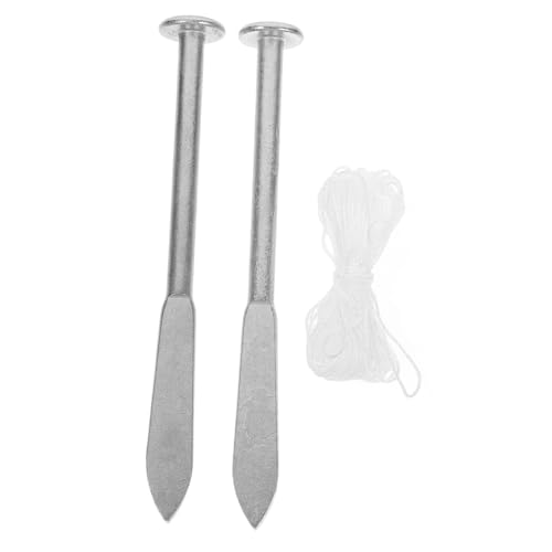 MUCKLILY Utensili Per Muratura in Acciaio Robusto Di Accessori Per Layout Di Muri Chiodi Per Allineamento Di Precisione Materiali Per Posa Di Mattoni