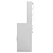 LIVELYGLOW Lighted Makeup Vanity Desk, 35.4“W x 15.7'”D x 54“H, White (with Lights and Mirror, Dimming Function, 2 Drawers and 1 Cabiniet, Open Shelves) by Boahaus