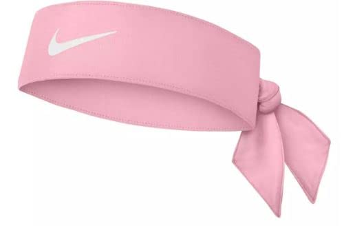 Nike Dry Fit Youth Head Tie (Pink/White)