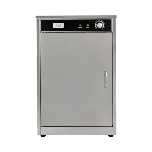 Electric Food Warmer, 5-Layer Commercial Hot Box Holding Cabinet, Countertop Stainless Steel Warming Cabinet Concession Warmer with Adjustable Temperature, for Storing Pizza, Patty, Pastry-110V, 600W