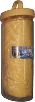 Kapoor Enterprise Anti-Bacterial Feature and Very Soft Comfortable Pets Grooming Towel Yellow Cat, Dog Blanket (Cotton)