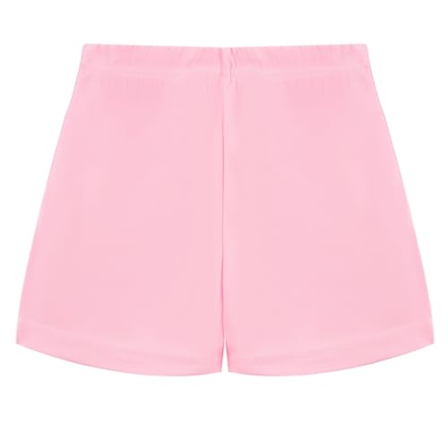 Image of Girls 2 Piece Outfit Summer Short Set Sleeveless Bow Knot Tank Top and Shorts Cute Clothes for Toddler Girls