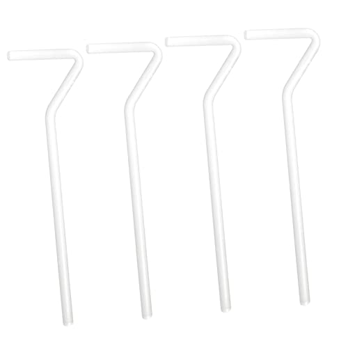 OUNONA 4pcs Glass Coating Rod Cell Accessories Difusser Laboratory Stirring Rod Laboratory Spreading Wide Spreading Cell Spreading Labs Rod Tool Glass Rod