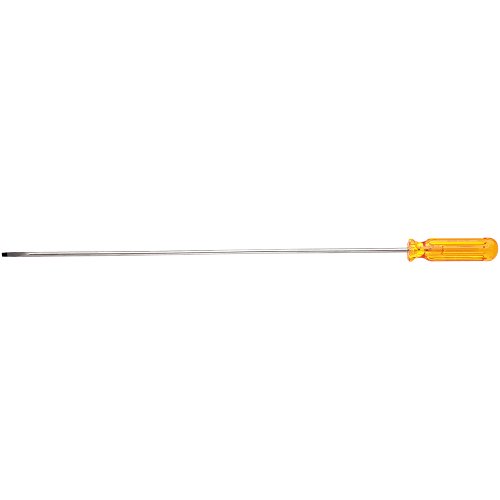 3/8-Inch Keystone Tip Flat Head Screwdriver with Super-Long 18-Inch Square Shank Klein Tools C718