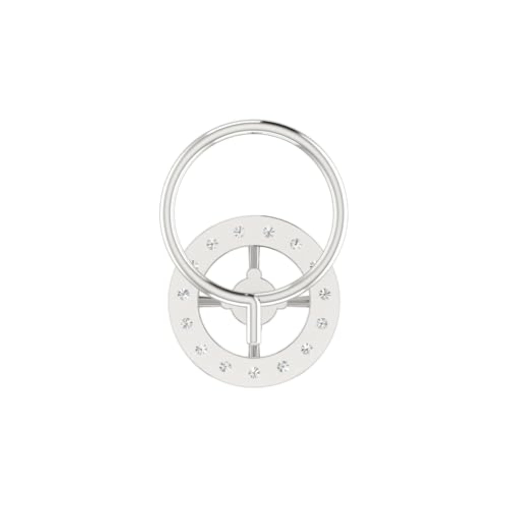 Women's 14Kt White Gold Stud Nosering