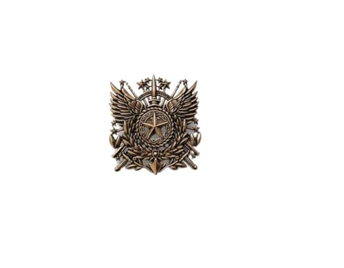 Image of Antique Gold Brooch Pin for Men Women Vintage Saree Blazer Coat Lapel Fashion Jewellery