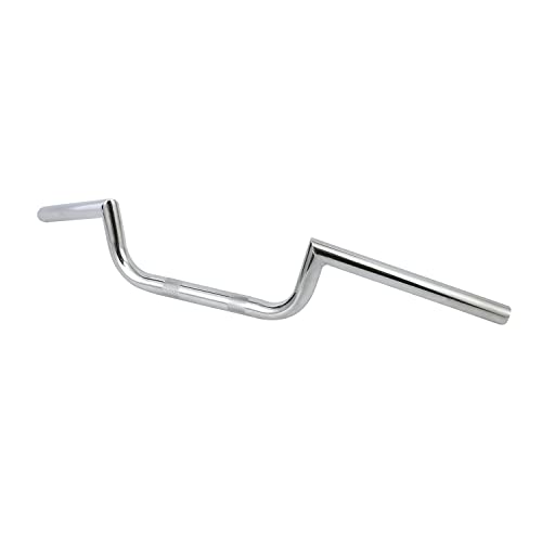 7/8" 22Mm Motorcycle Handlebar Cafe Racer Ace Clubman Style Drag Bar Fit Honda Kawasaki Suzuki Yamaha Chrome #TOP3