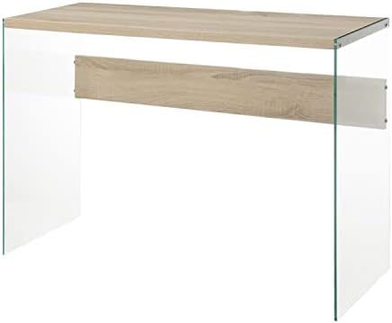 Convenience Concepts SoHo Console Table/Desk, Weathered White