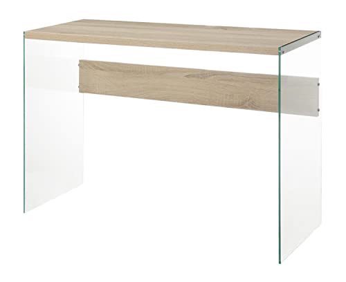 Convenience Concepts SoHo Console Table/Desk, Weathered White