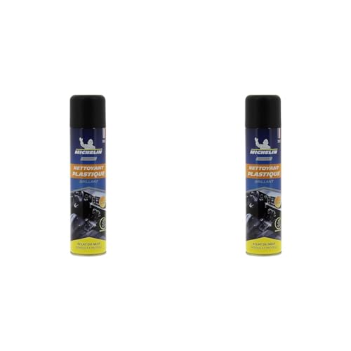 MICHELIN Expert 009464 Nettoyant Brillant Plastiques Voiture, Renove et Protège, Agrumes, 400 ML...