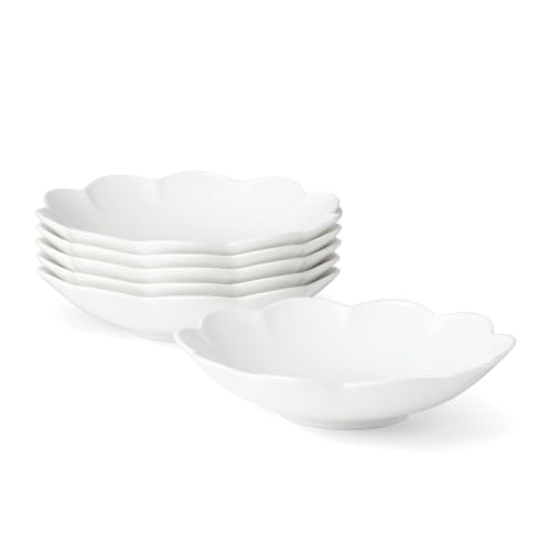 Image of Lenox Studio 1414 Scallop Pasta Bowls Set For 6