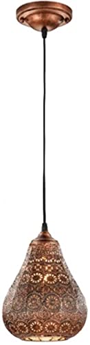 Trio Leuchten LED Pendelleuchte Jasmin 303700162, Metall kupferfarbig...