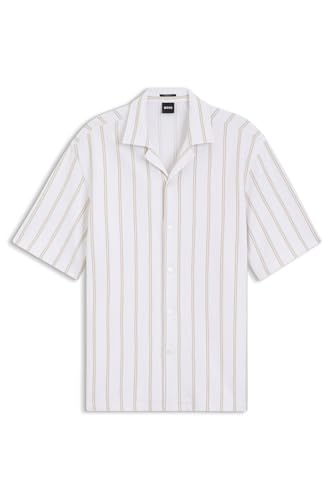 Chemise Relaxed C-LARS-CAMP-B-262 BOSS en Coton Idéale pour les Week-ends d'Été