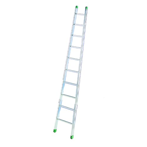 svelt scala agricola conica in alluminio con montanti convergenti – 10 pioli antiscivolo – per raccolta frutta e potatura – altezza 2,95 m