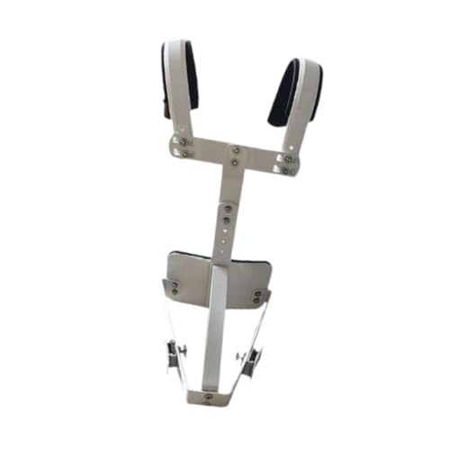 DYNWAVE Snare Drum Carrier Backing Frame Accessories Hold 2 Drum with Shoulder Strap Snare Drum Harness for Practice Performance Show