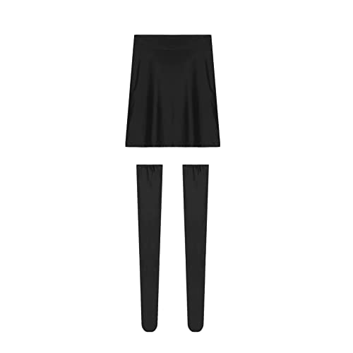 Women's Oil Shiny Smooth Pencil Mini Skirts Silky Stretchy Slim Stockings Bodycon Skirts Set3