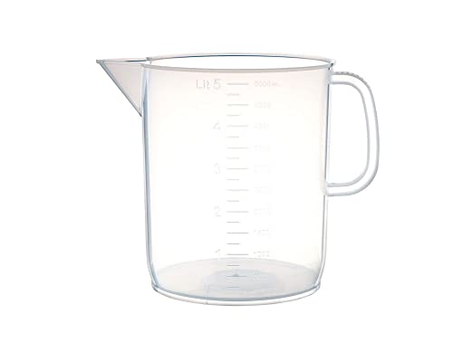 United Scientific 81105 Polypropylene Short Form Pitchers, 5000Ml Capacity #TOP5