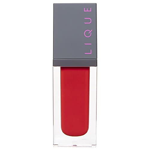 Lique Cosmetics Matte Liquid Lipstick, Long-Lasting, Smudge-Proof, & Rich Highly-Pigmented Formula With Doe Foot Applicator For Precise Application, Scandal, 0.11 Fl Oz. #TOP6