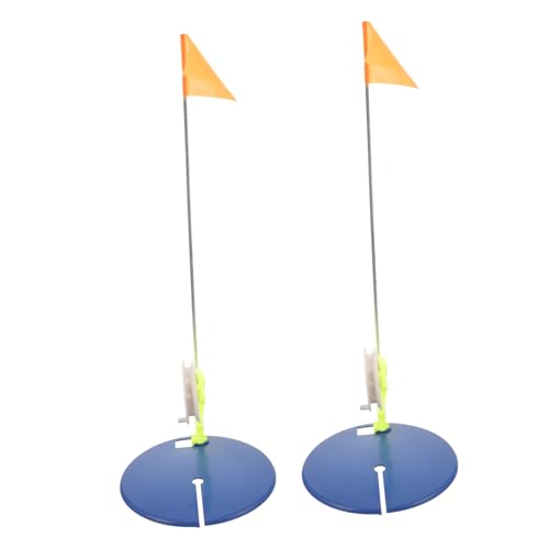 Hemoton Flag Set Portable Tip-up Flag for Angling Supplies Winter Fishing Gear