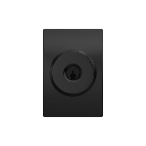 Image of SCHLAGE Bowery Keyed Entry Door Knob, Interior /Exterior, Matte Black