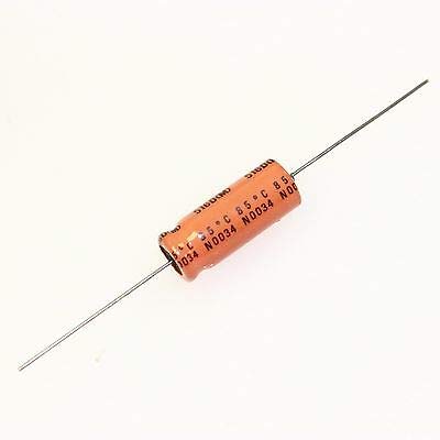 SPRAGUE 516D107M063MN7B 100UF 63V 20% 8X20MM Axial Electrolytic Capacitor QTY-10