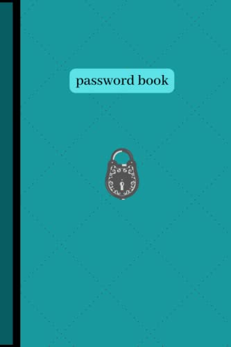 Password Book: Small Organizer & Notebook 6x9in