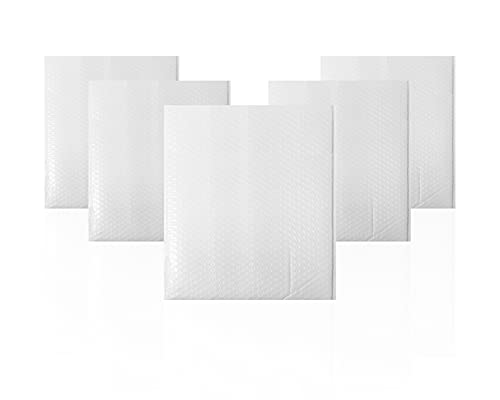 AMZ White Bubble Mailers Pack of 25 Bubble Poly Mailers 8.5 x 11 White Poly Envelopes 8 1/2 x 11 Bubble Mailers, Packing Supplies, Self Seal Bubble Mailers
