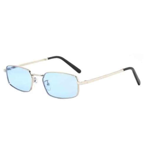 Lunettes de soleil de luxe en métal rétro chic et élégant